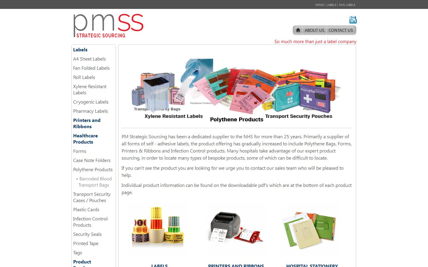 PM Strategic Sourcing Ltd Website