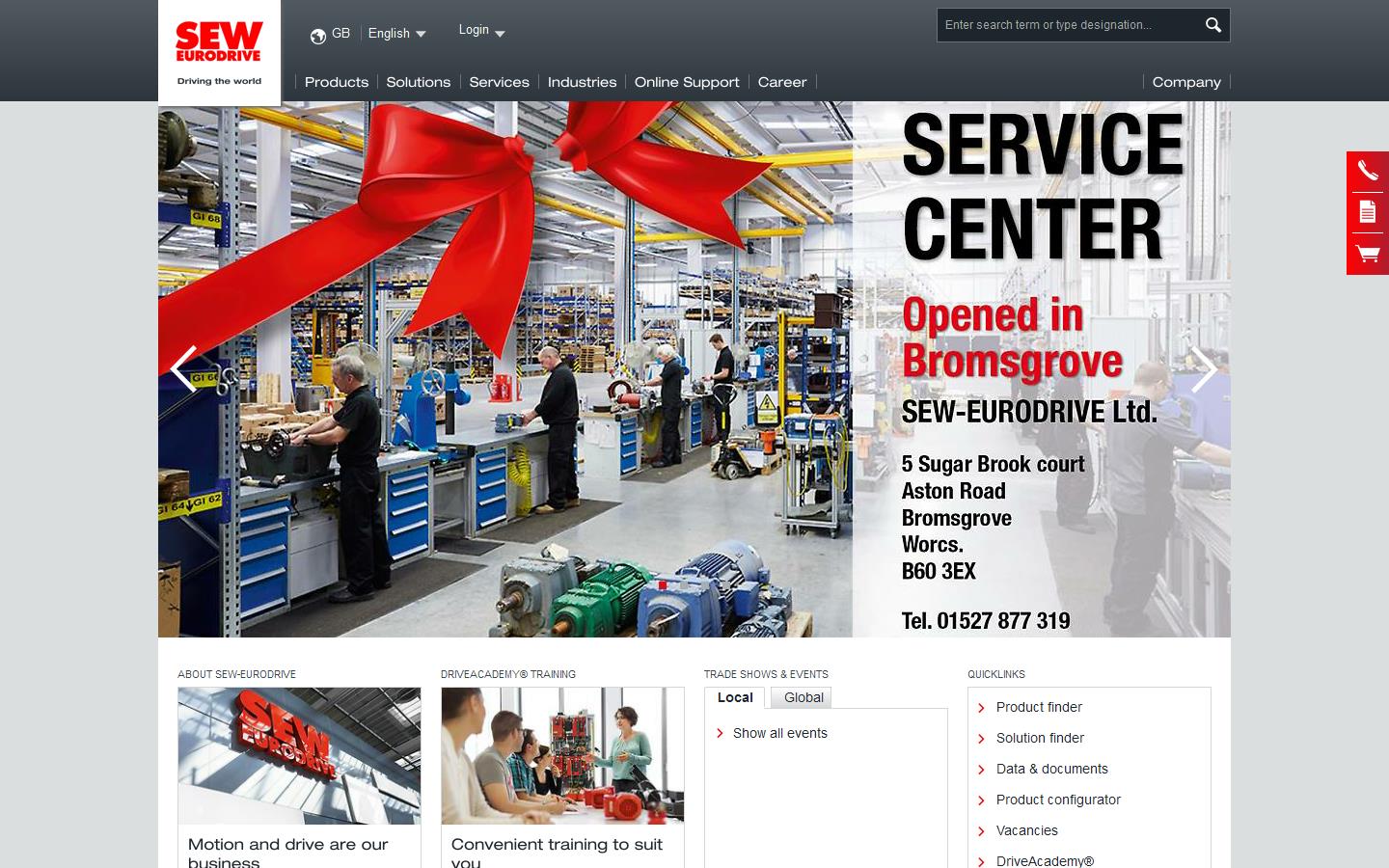 SEW-Eurodrive Ltd Website