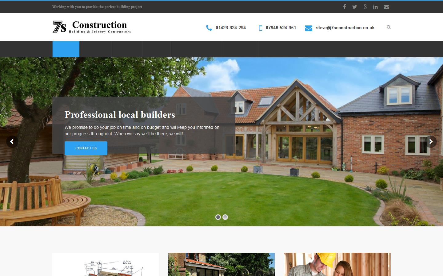 7s Construction Website