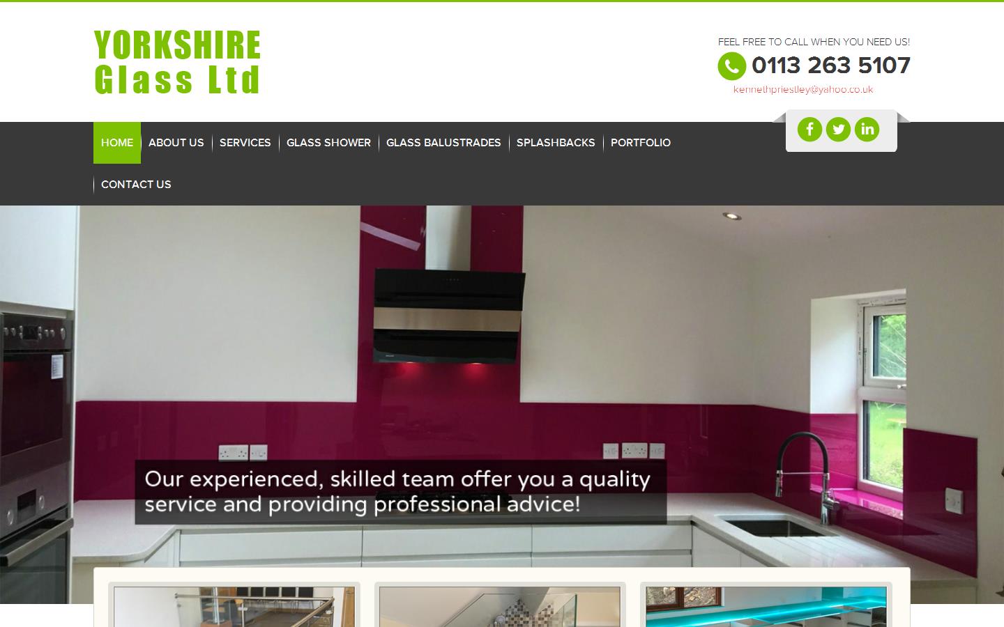 Yorkshire Glass Ltd Website