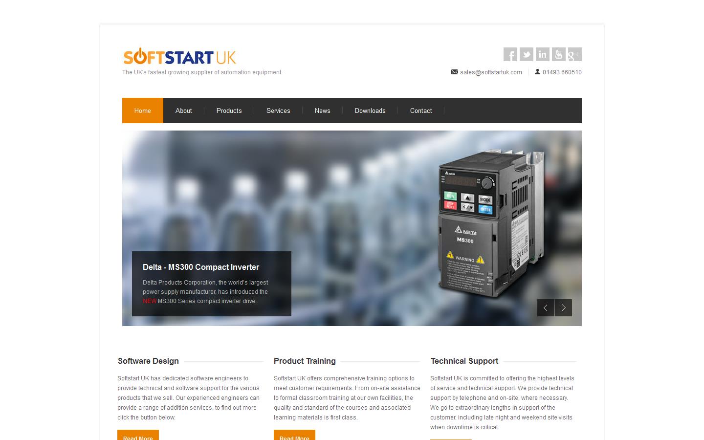 Softstart UK Ltd Website