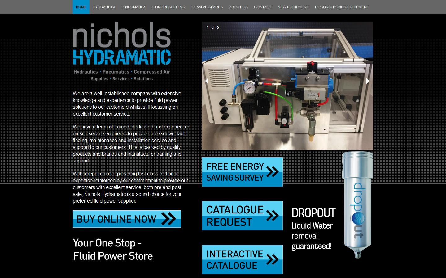 Nichols Hydramatic Ltd Website