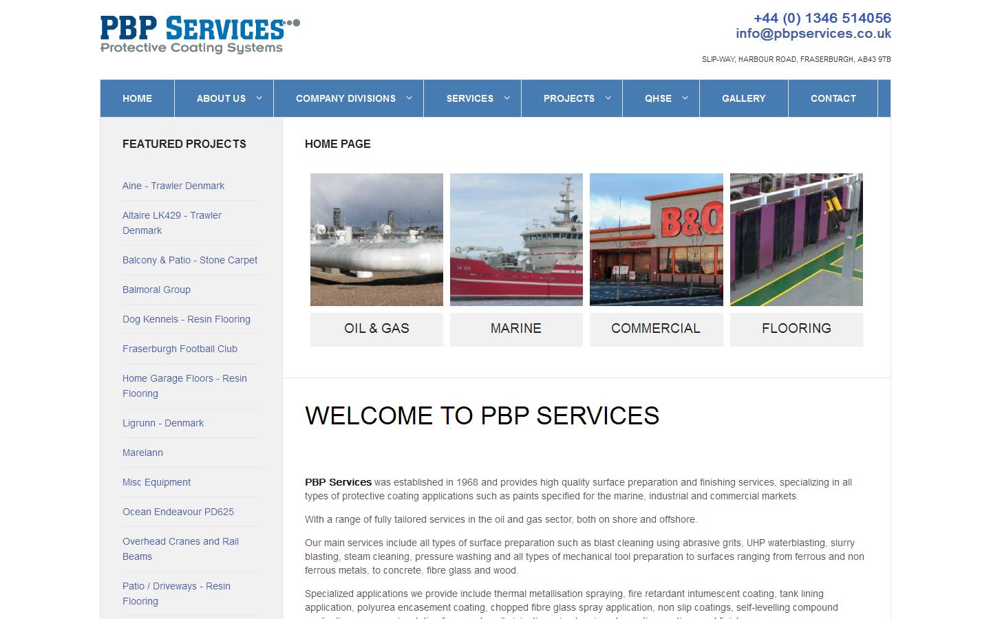 PBP Services Website