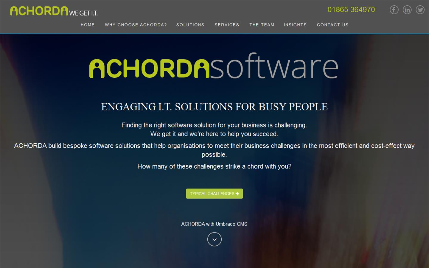 ACHORDA Ltd Website