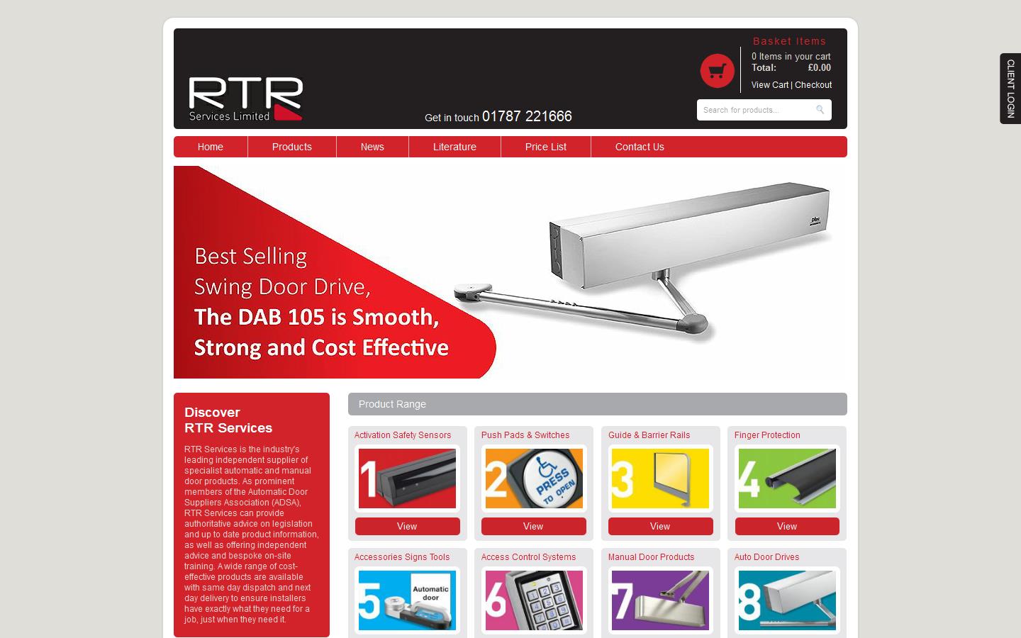 RTR Services Ltd Website