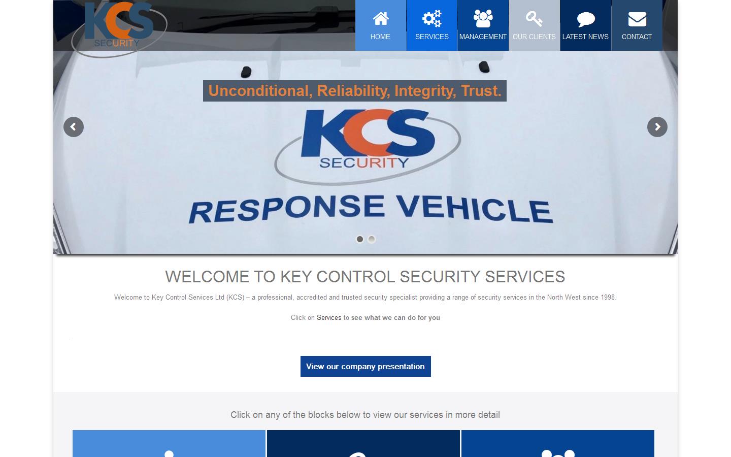 Key Control Services Ltd Website
