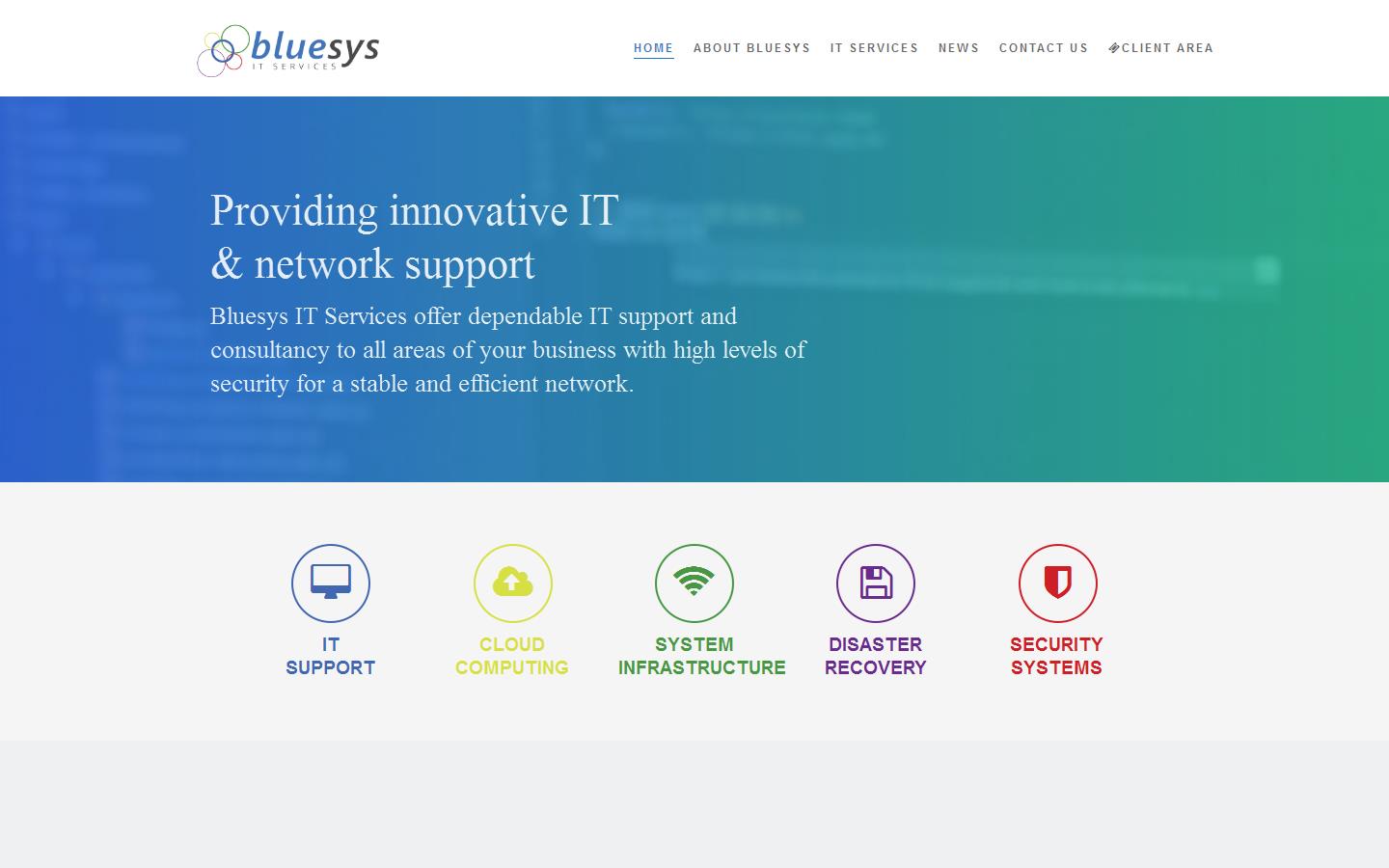Bluesys IT Services Ltd Website