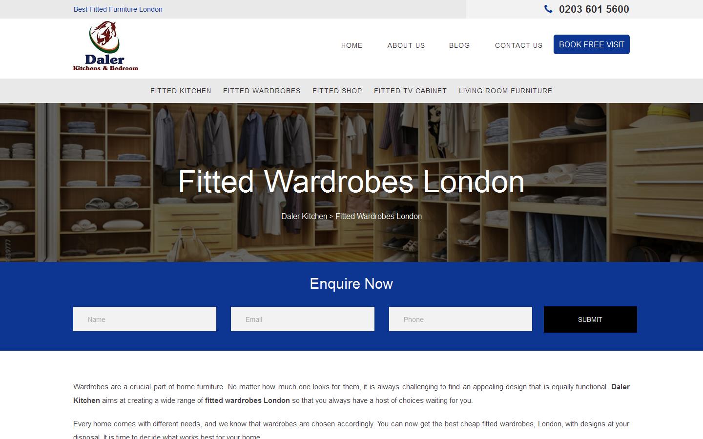 Daler Kitchen & Bedroom Website