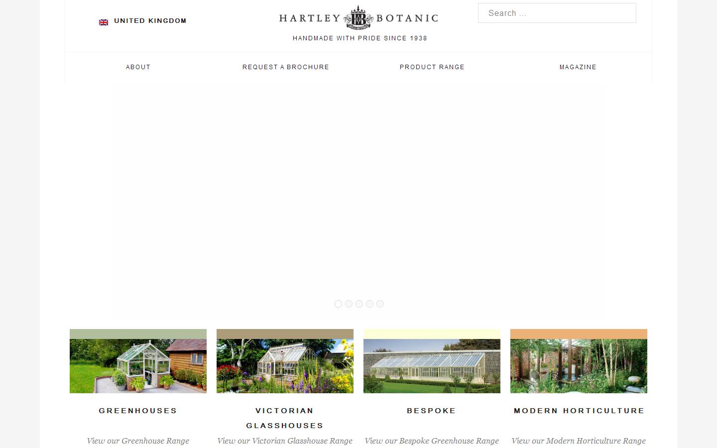 Hartley Botanic Ltd Website