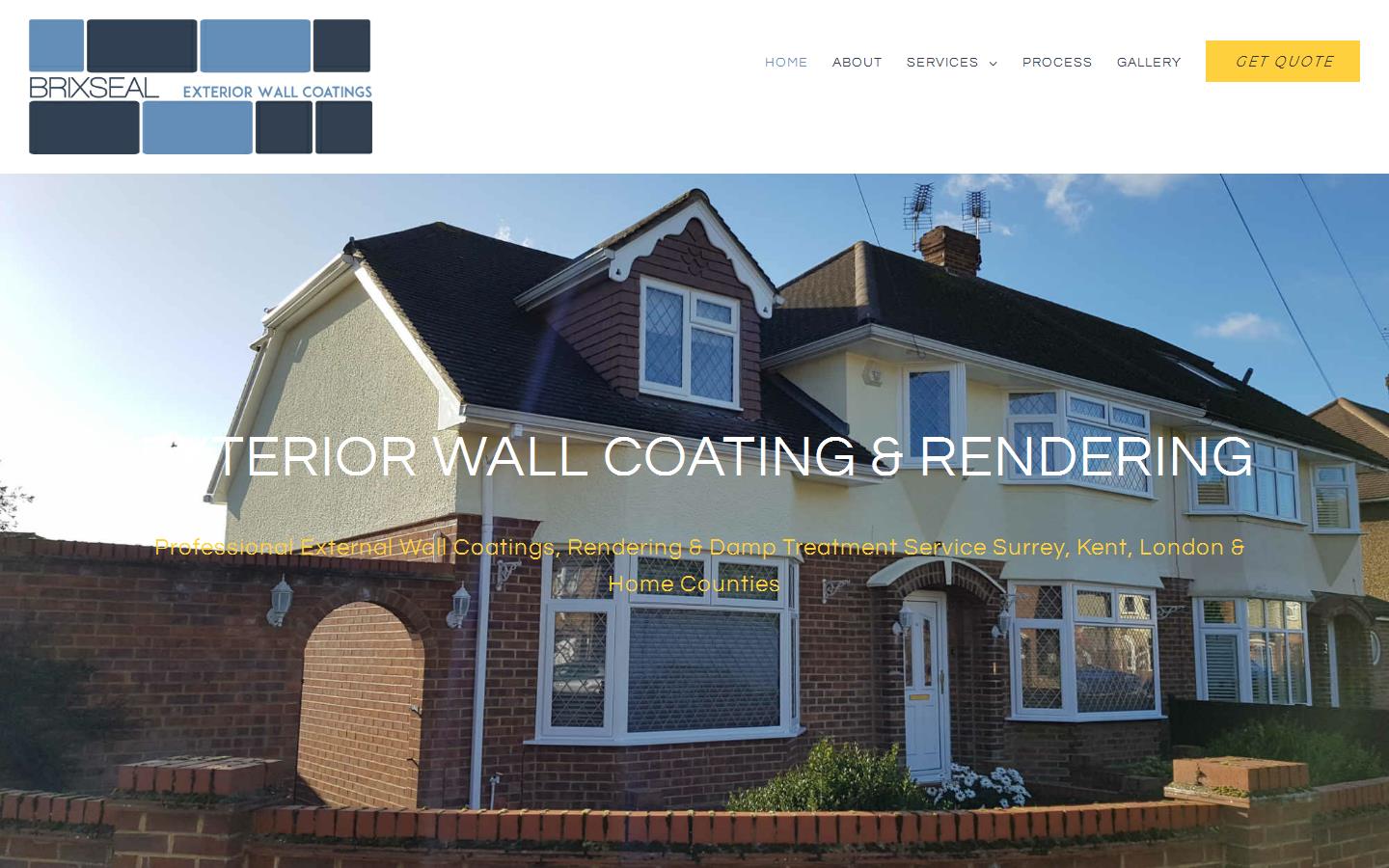 Brixseal Exterior Wall Coatings Website
