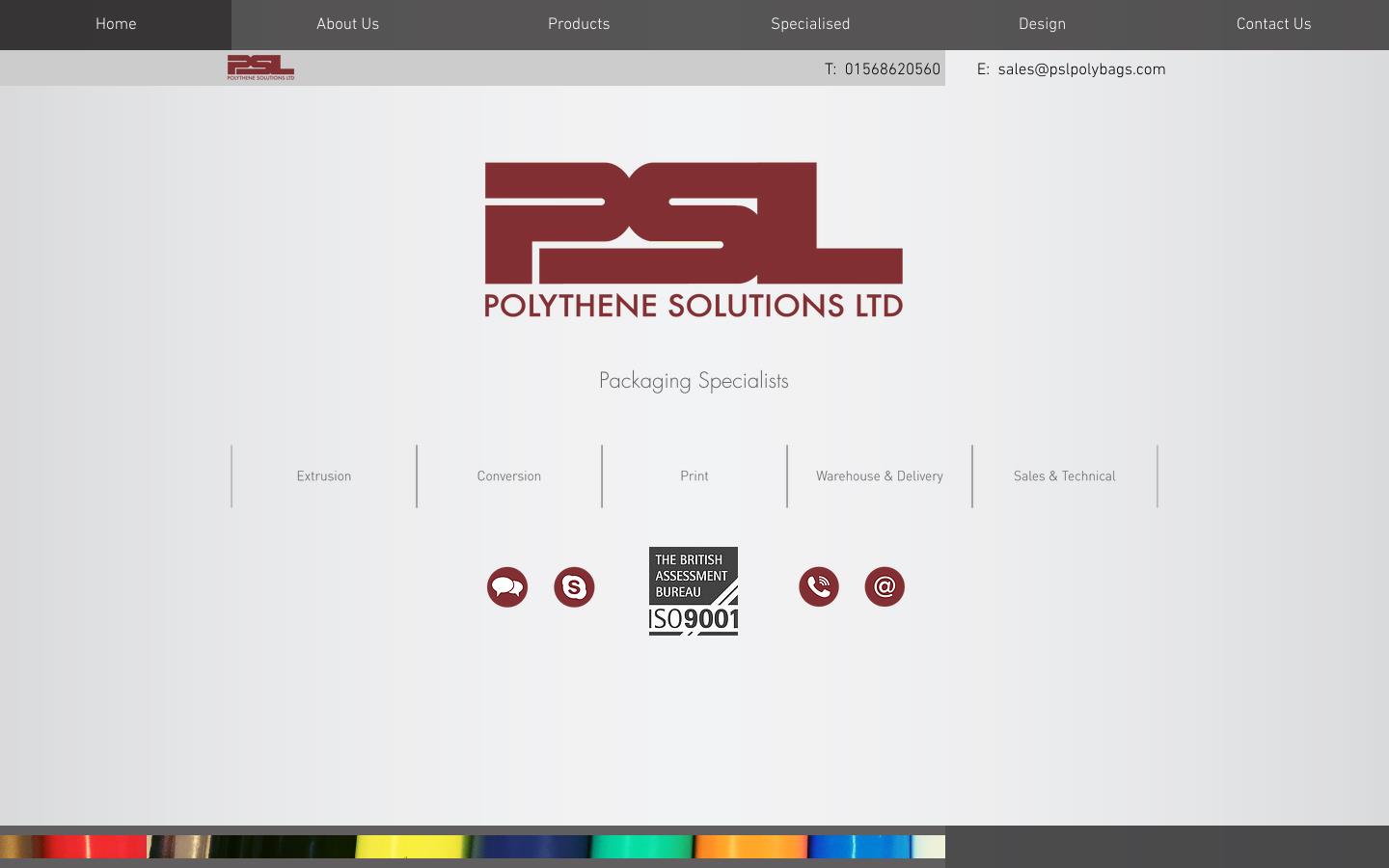 Polythene Solutions  Website