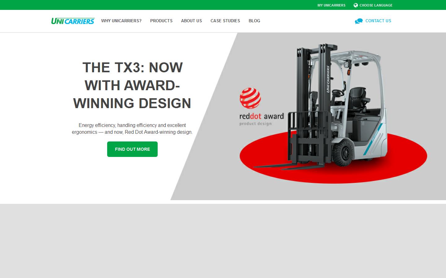 Unicarriers UK Ltd Website
