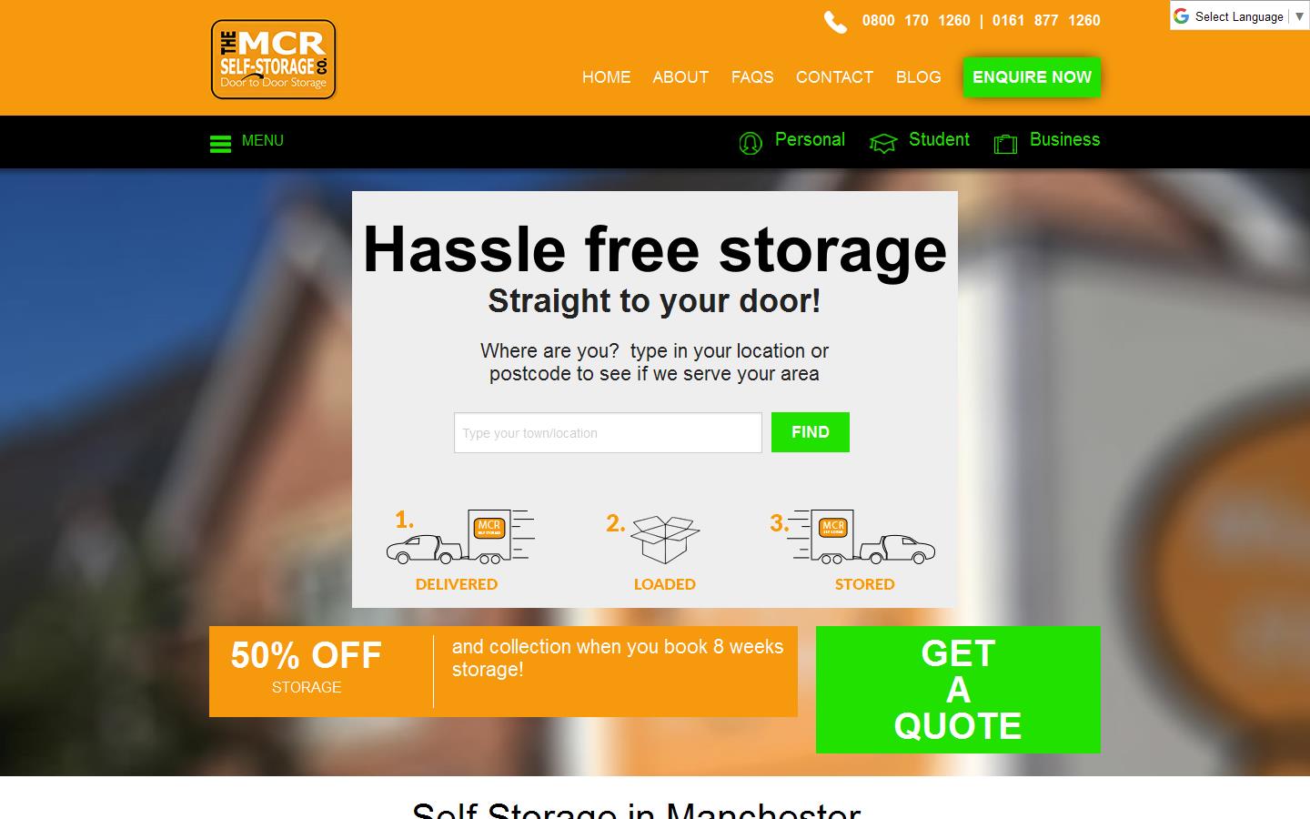 The Manchester Self Storage Co Ltd Website