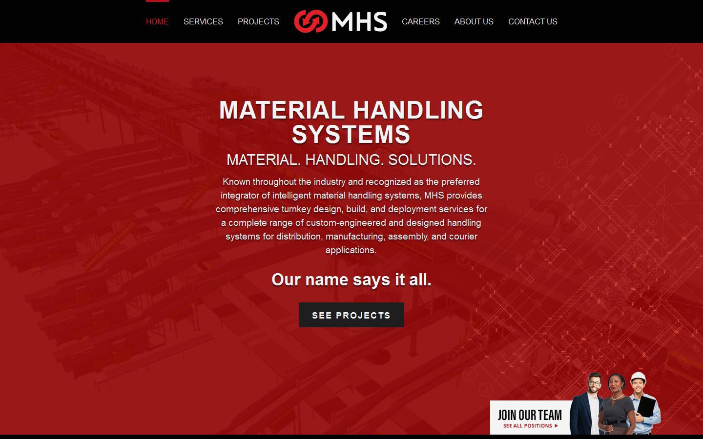 Material Handling Systems Inc Website
