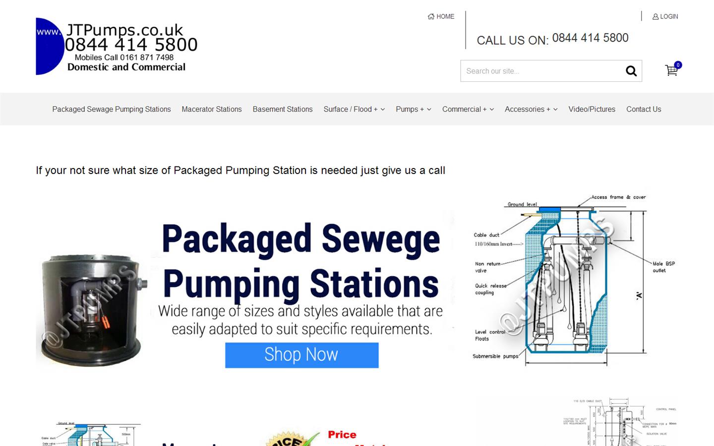 JT Pumps Ltd Website