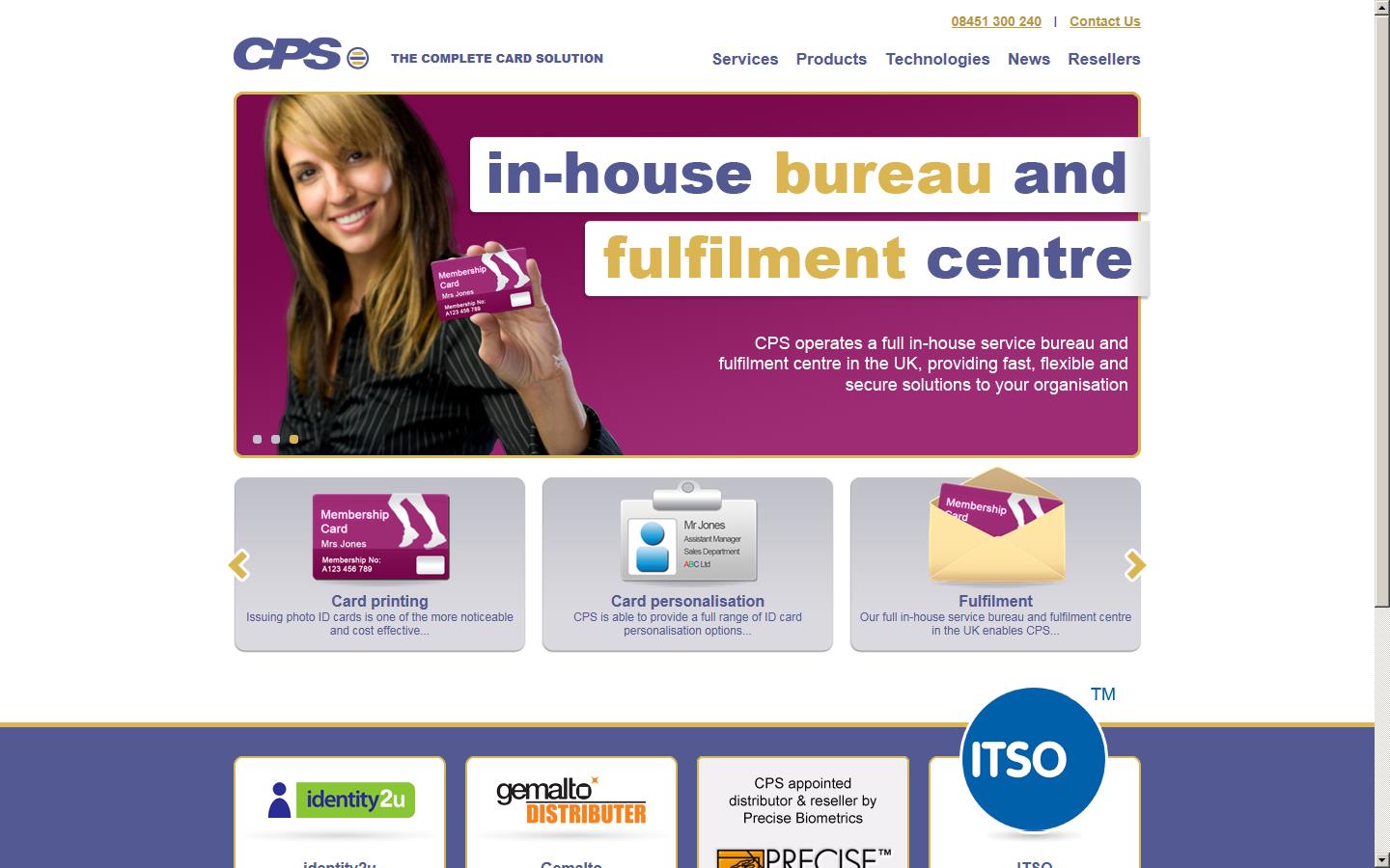 Card Personalisation Solutions Ltd Website