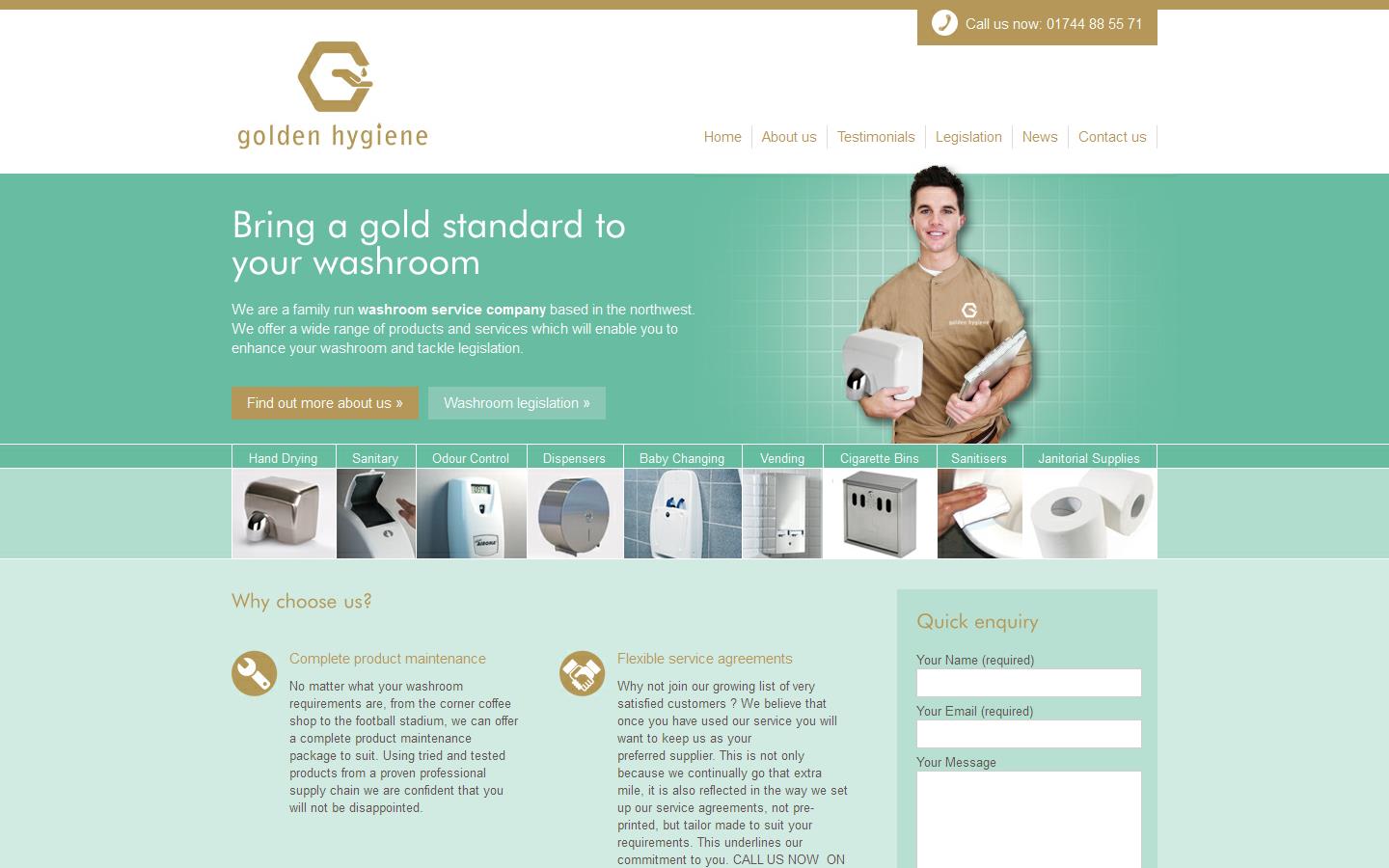Golden Environmental Services Website
