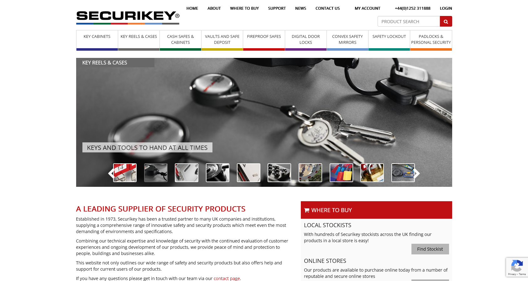 Securikey Ltd Website