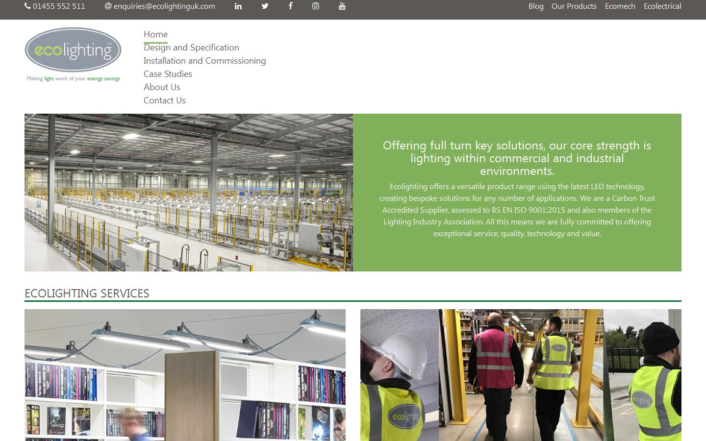 Ecolighting Ltd Website
