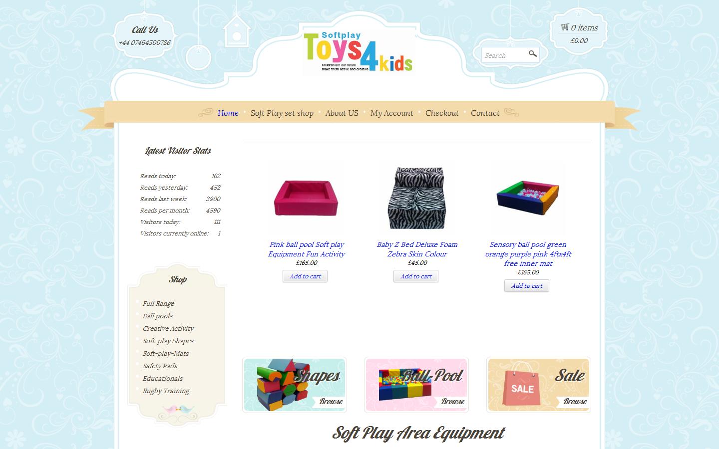 Softplay Toys 4 kids Website
