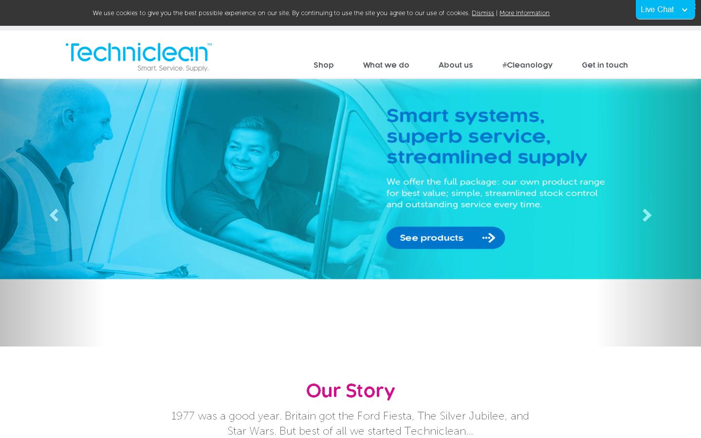 Techniclean Supply Ltd Website