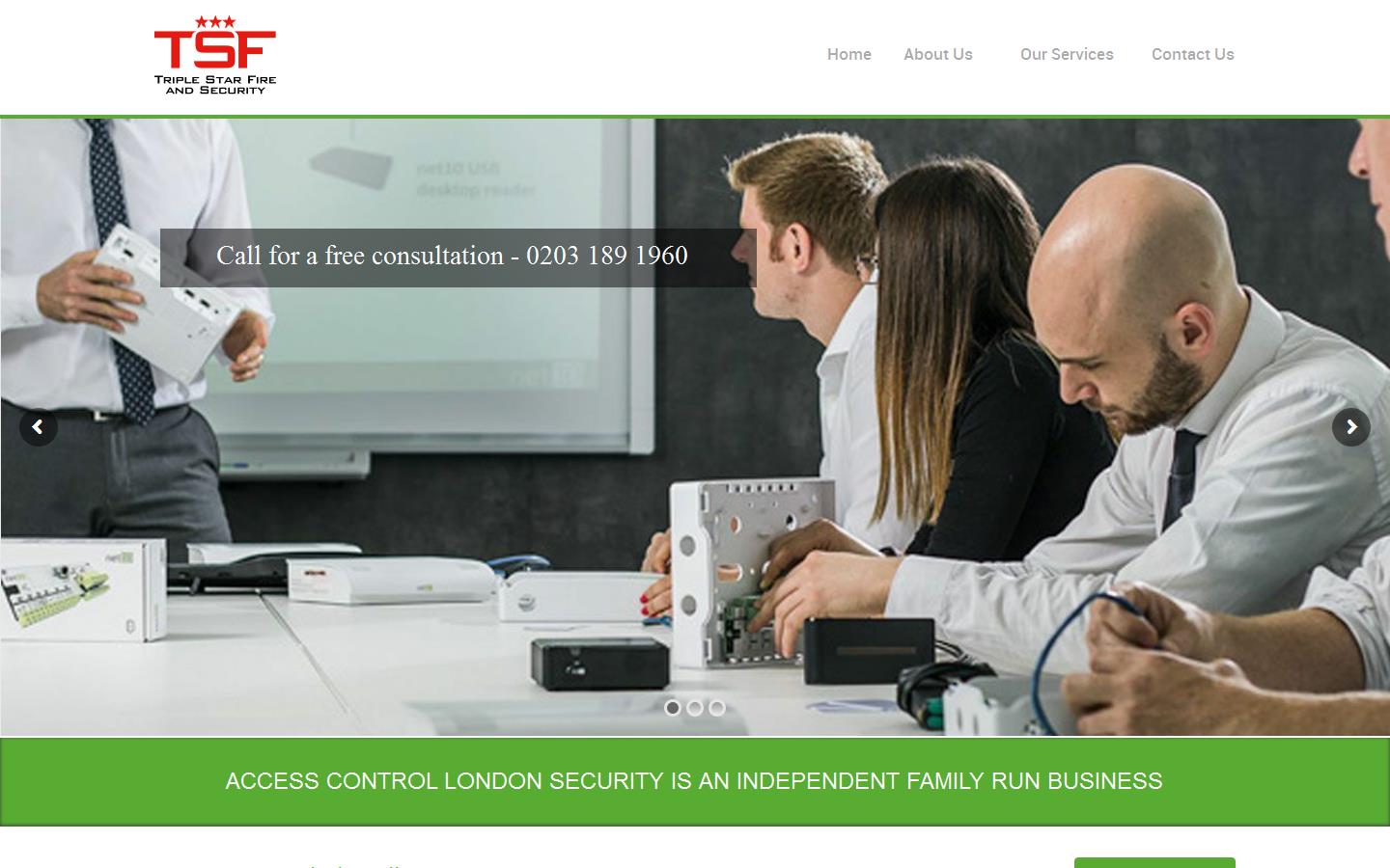 Triple Star Fire & Security Website