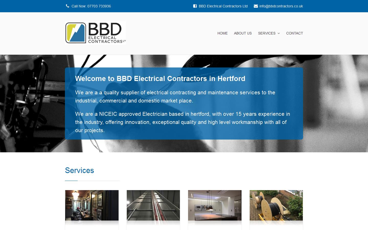 BBD Electrical Contractors Ltd Website