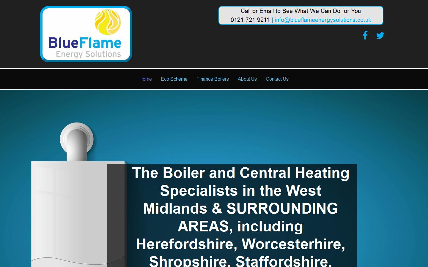 Blue Flame Energy Solutions Website