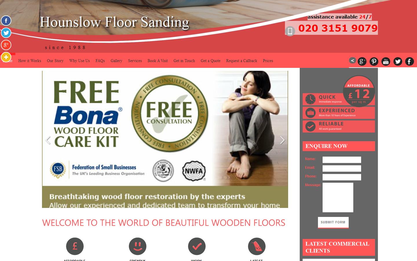 Hounslow Floor Sanding Website