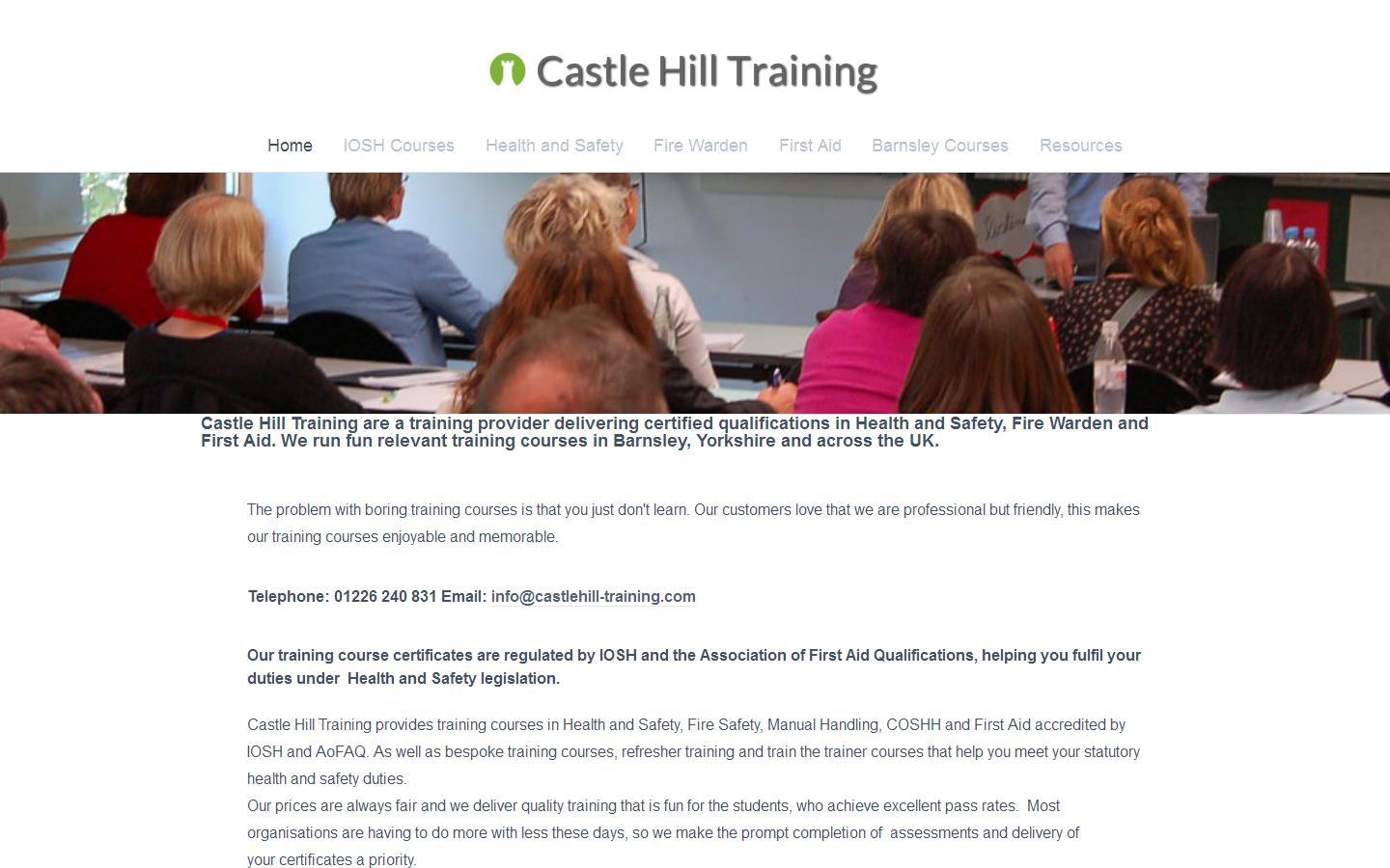 Castle Hill Training Website