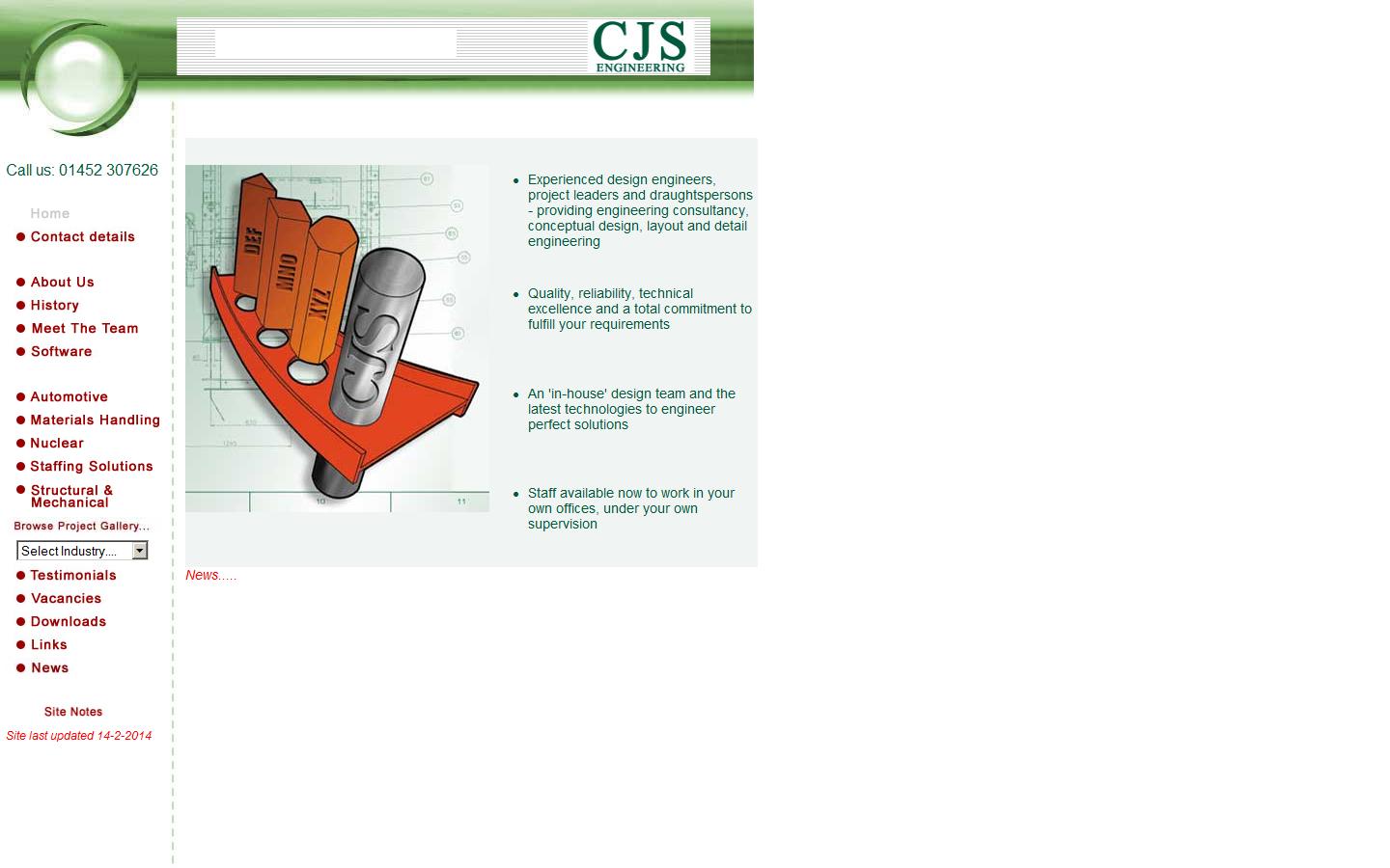 CJS Engineering Website