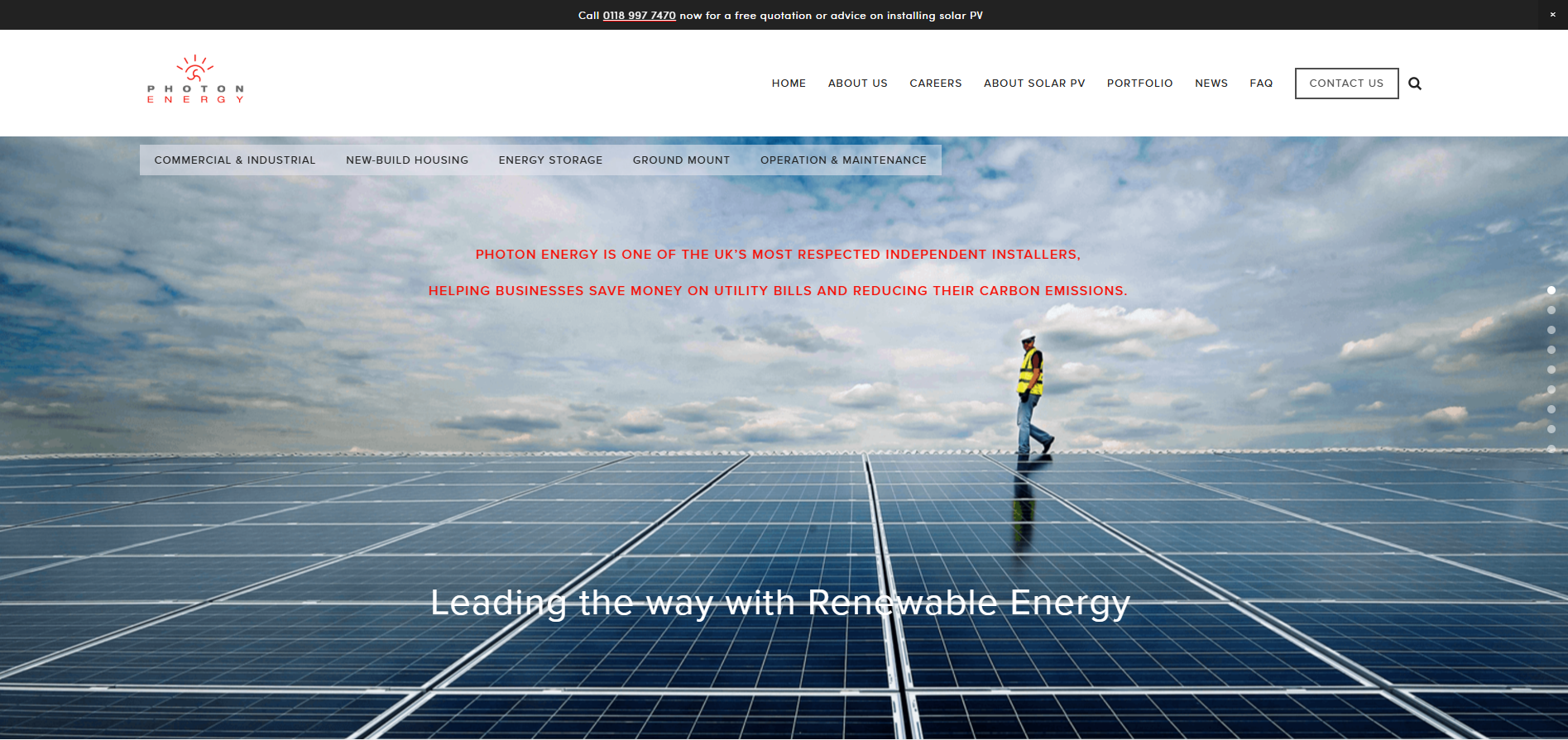 Photon Energy Website