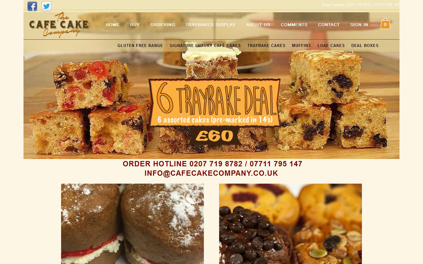 The Cafe Cake Company Website