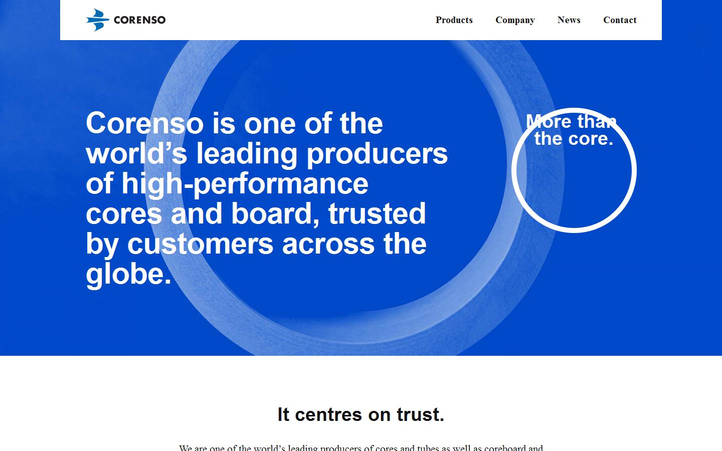 Corenso (UK) Ltd Website