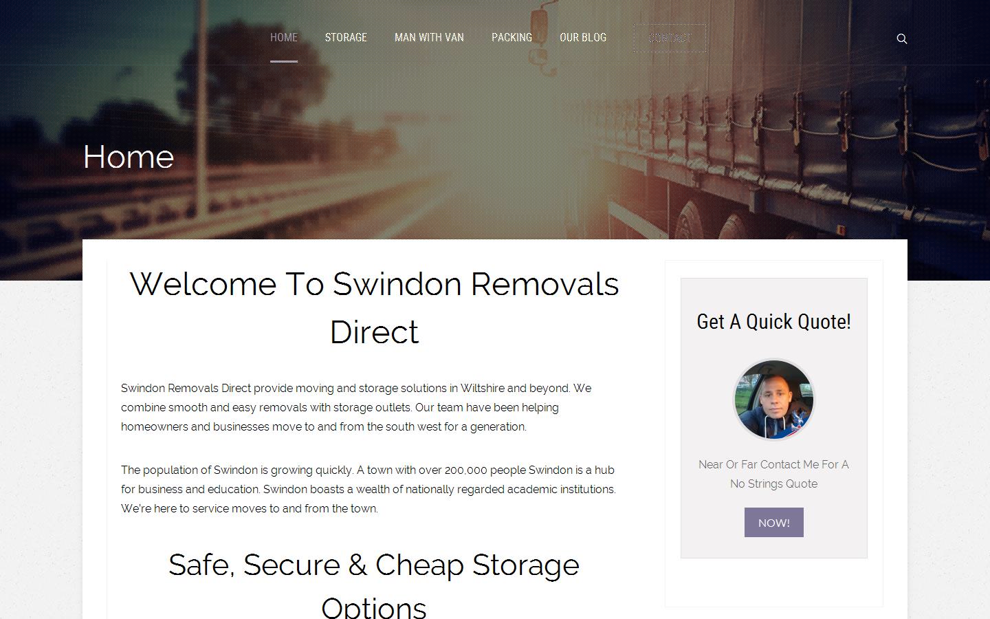 Swindon Removals Direct Website