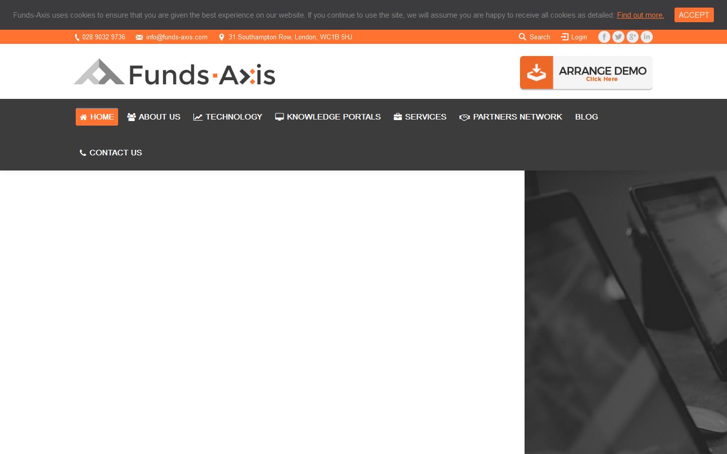 Funds-Axis Website