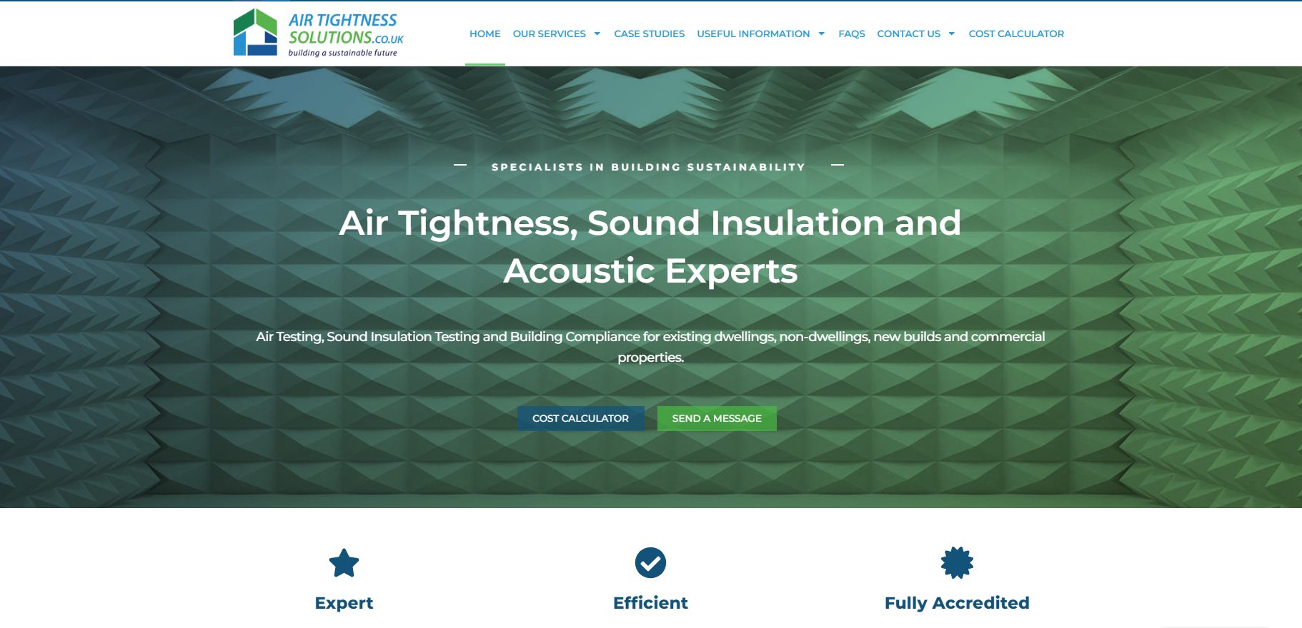 Air Tightness Solutions Website