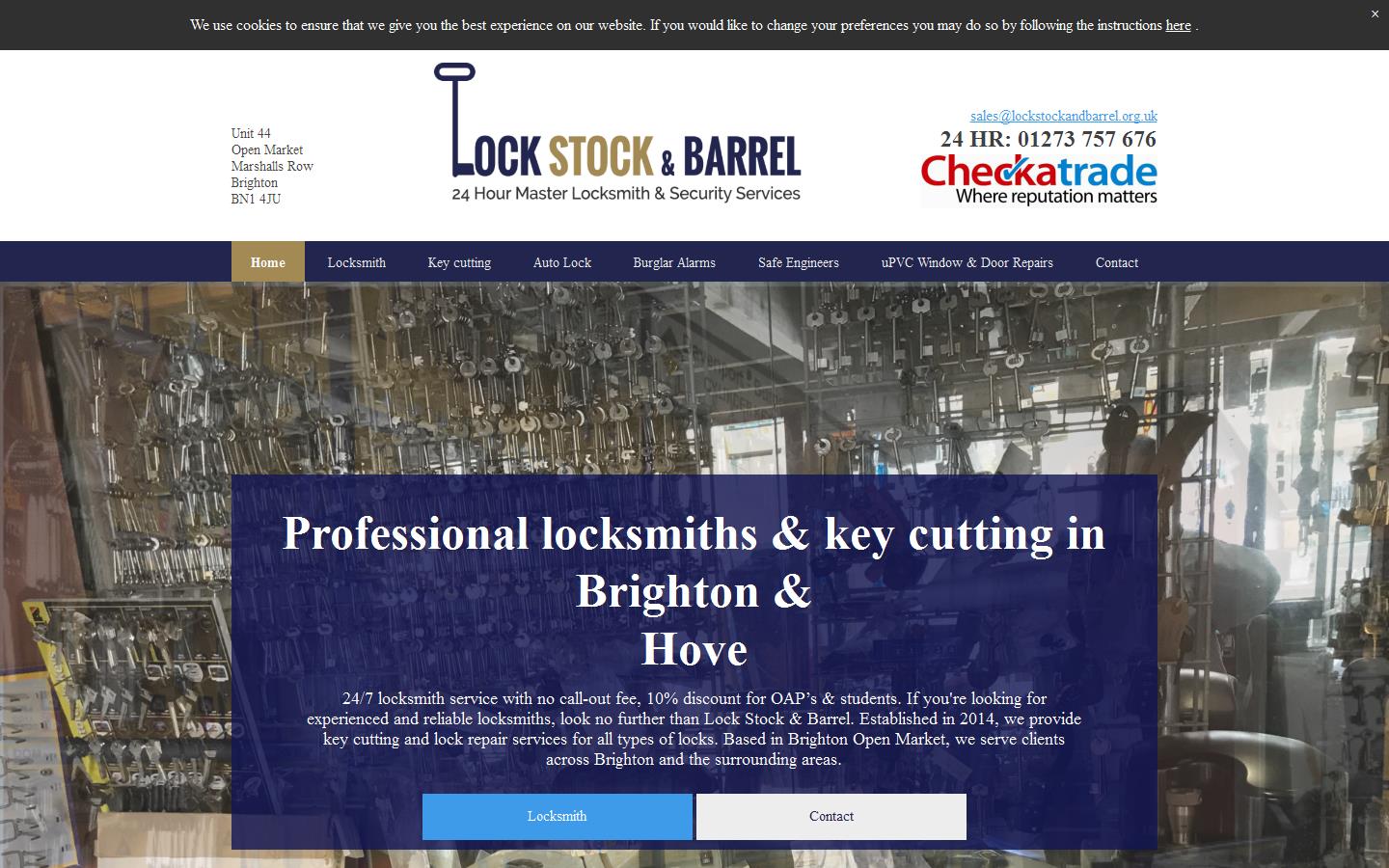 Lock Stock & Barrell Website