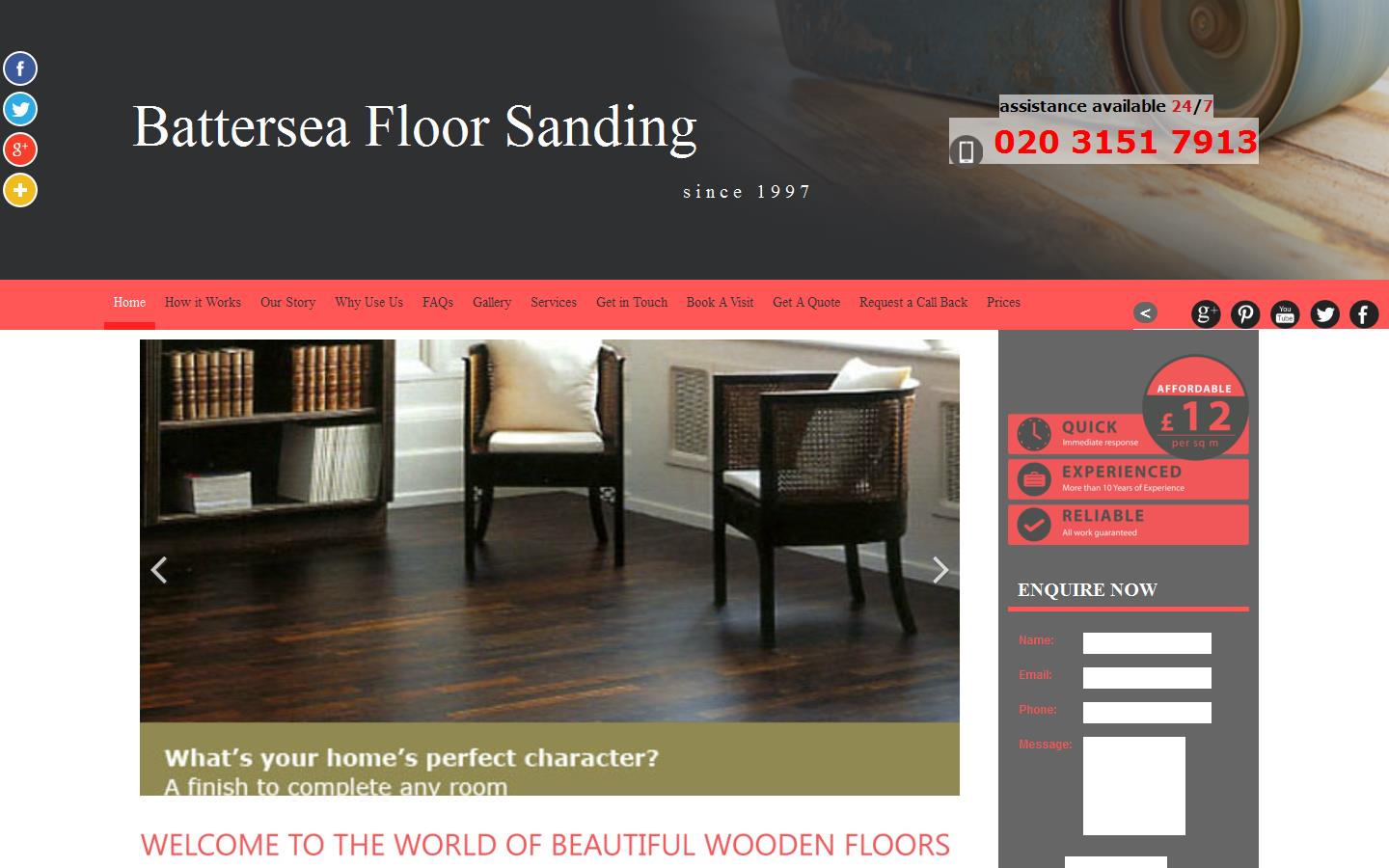 Battersea Floor Sanding Website
