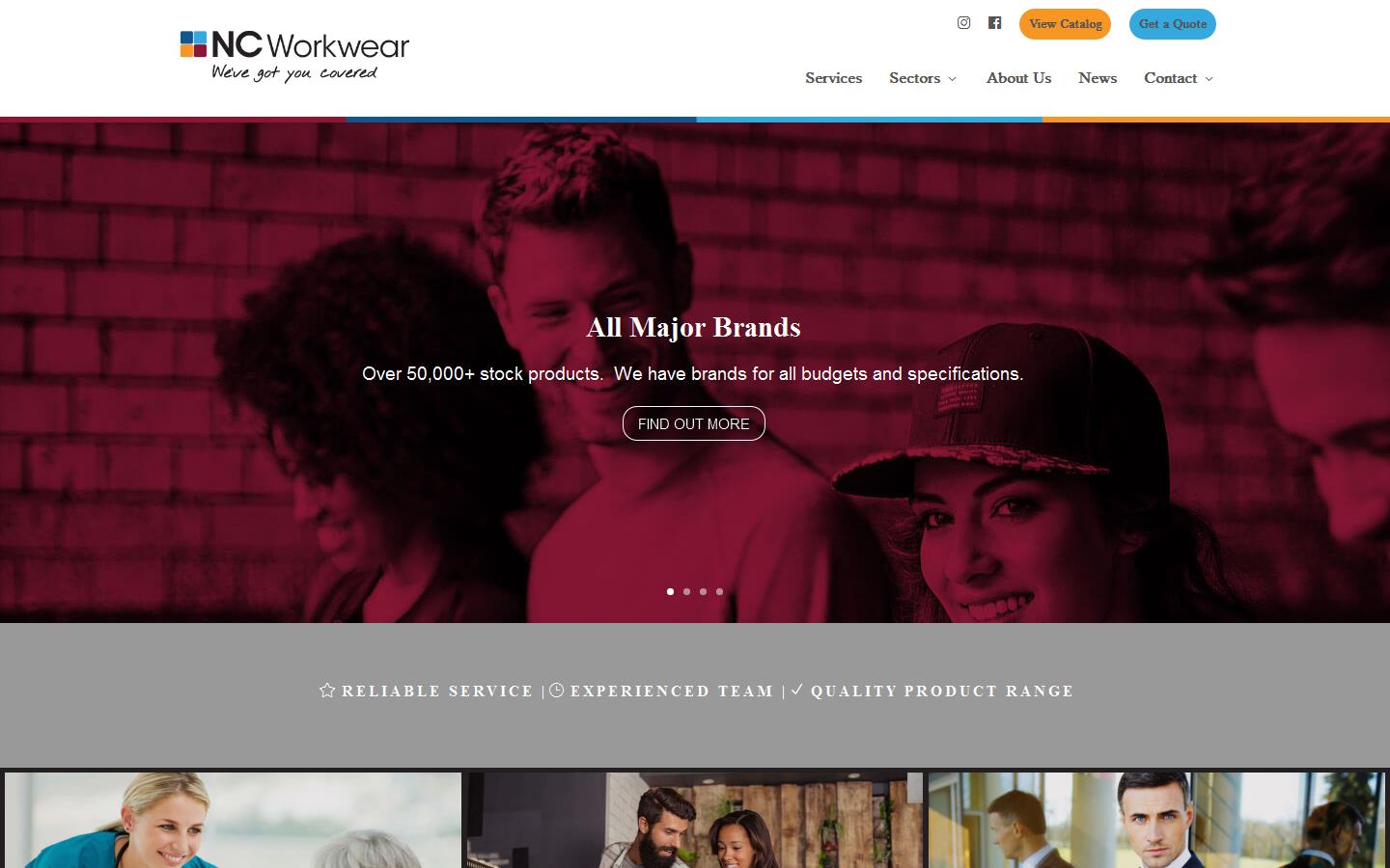 NC Workwear Website