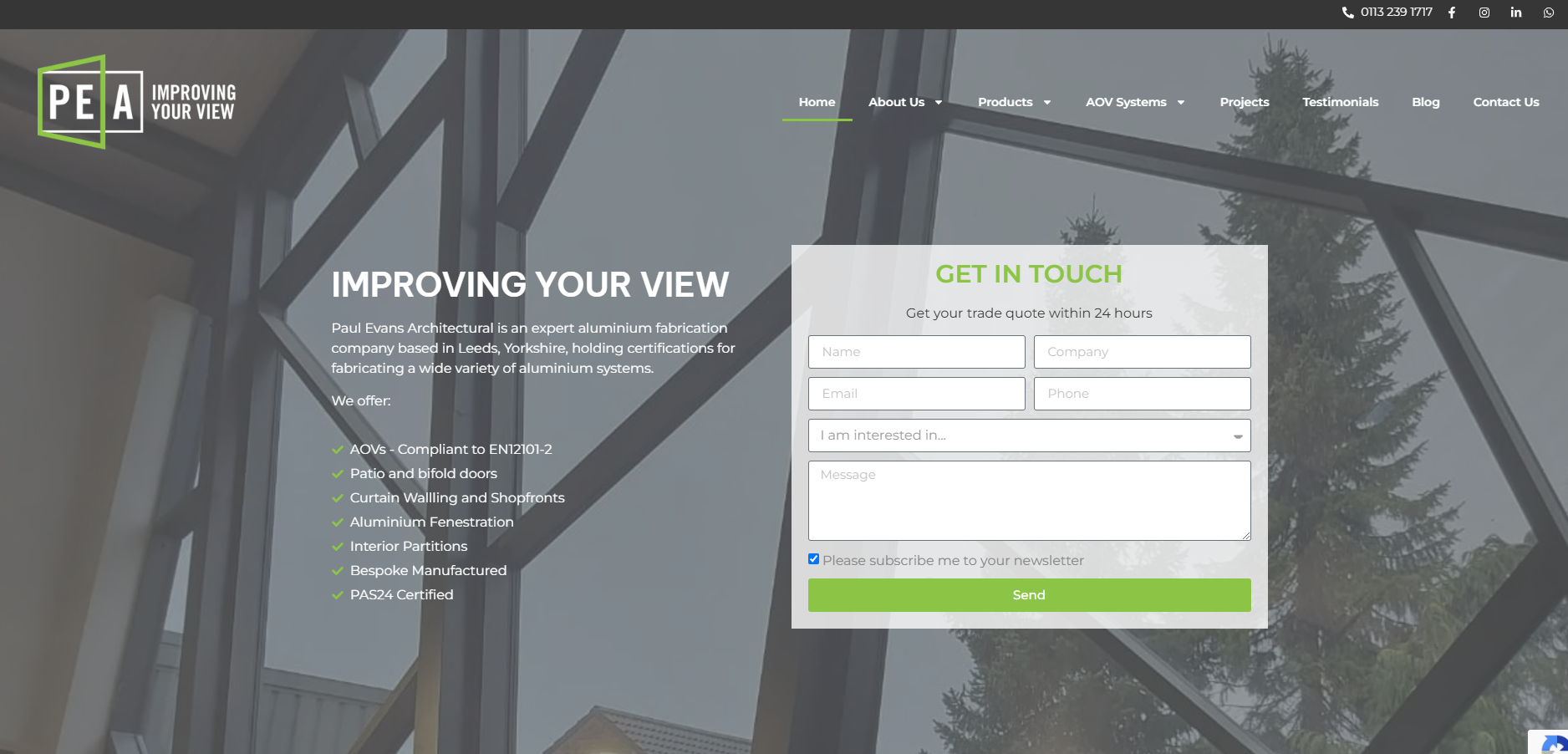 Paul Evans Architectural Website