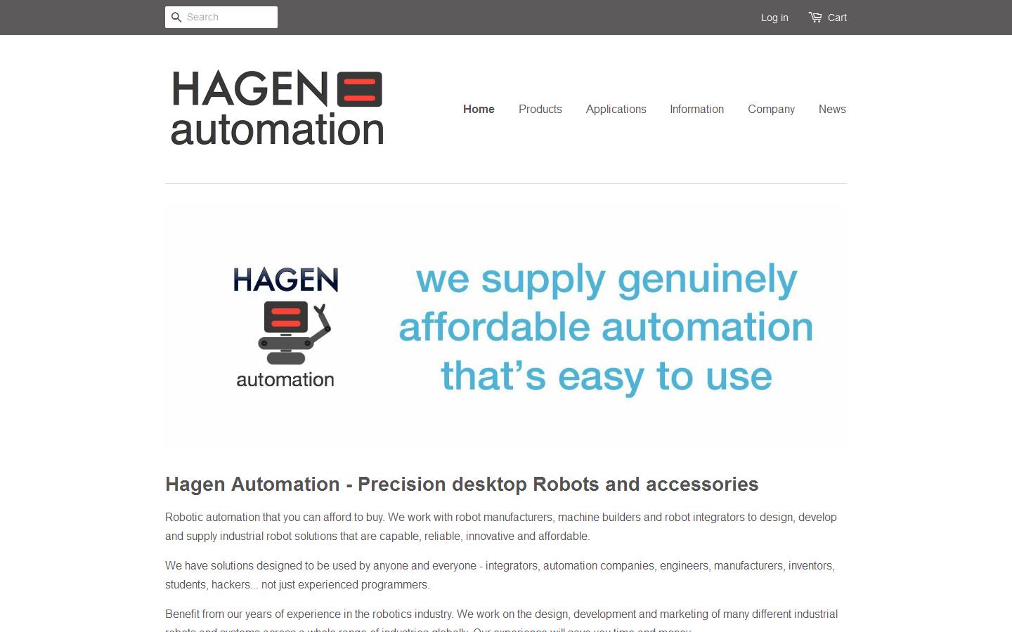 Hagen Automation Ltd Website