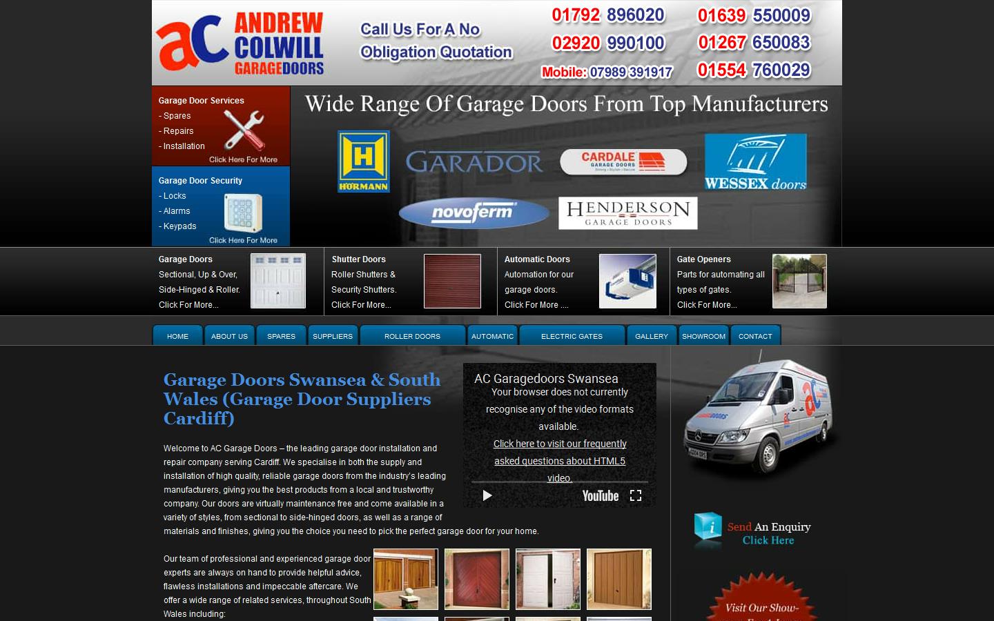 AC Garage Doors Website