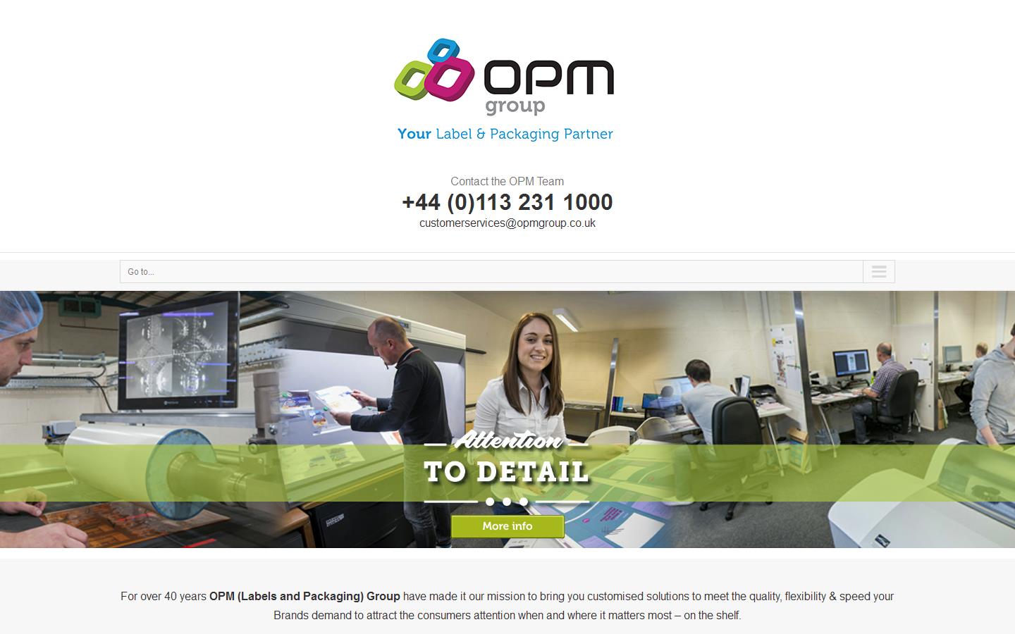OPM Group Website