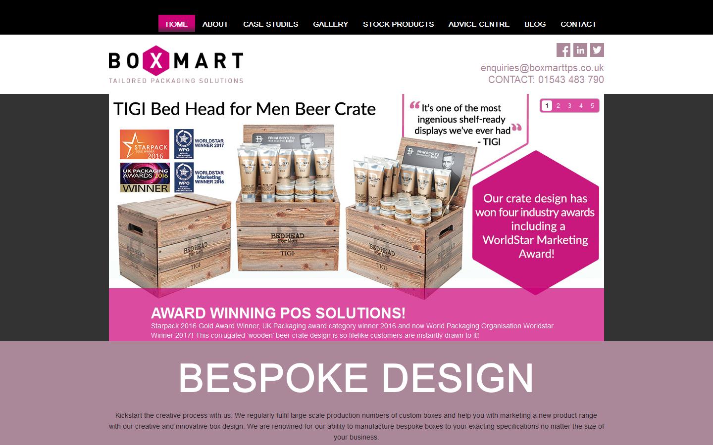 BoxMart Ltd Website
