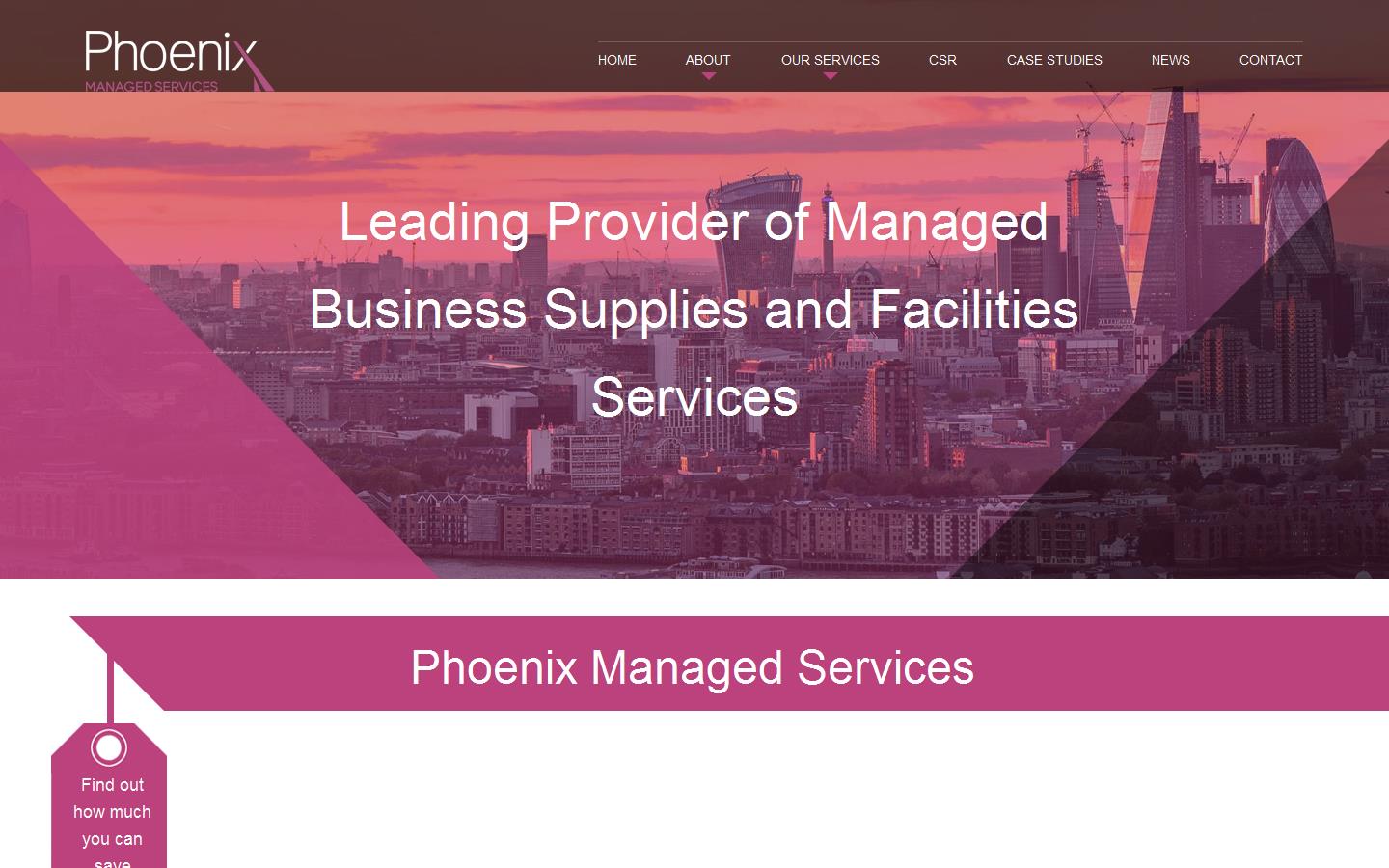 Phoenix Managed Services Ltd Website