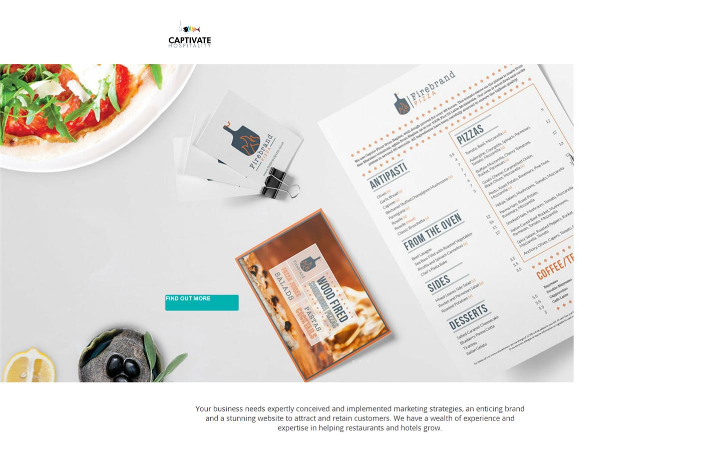 Captivate Hospitality  Website