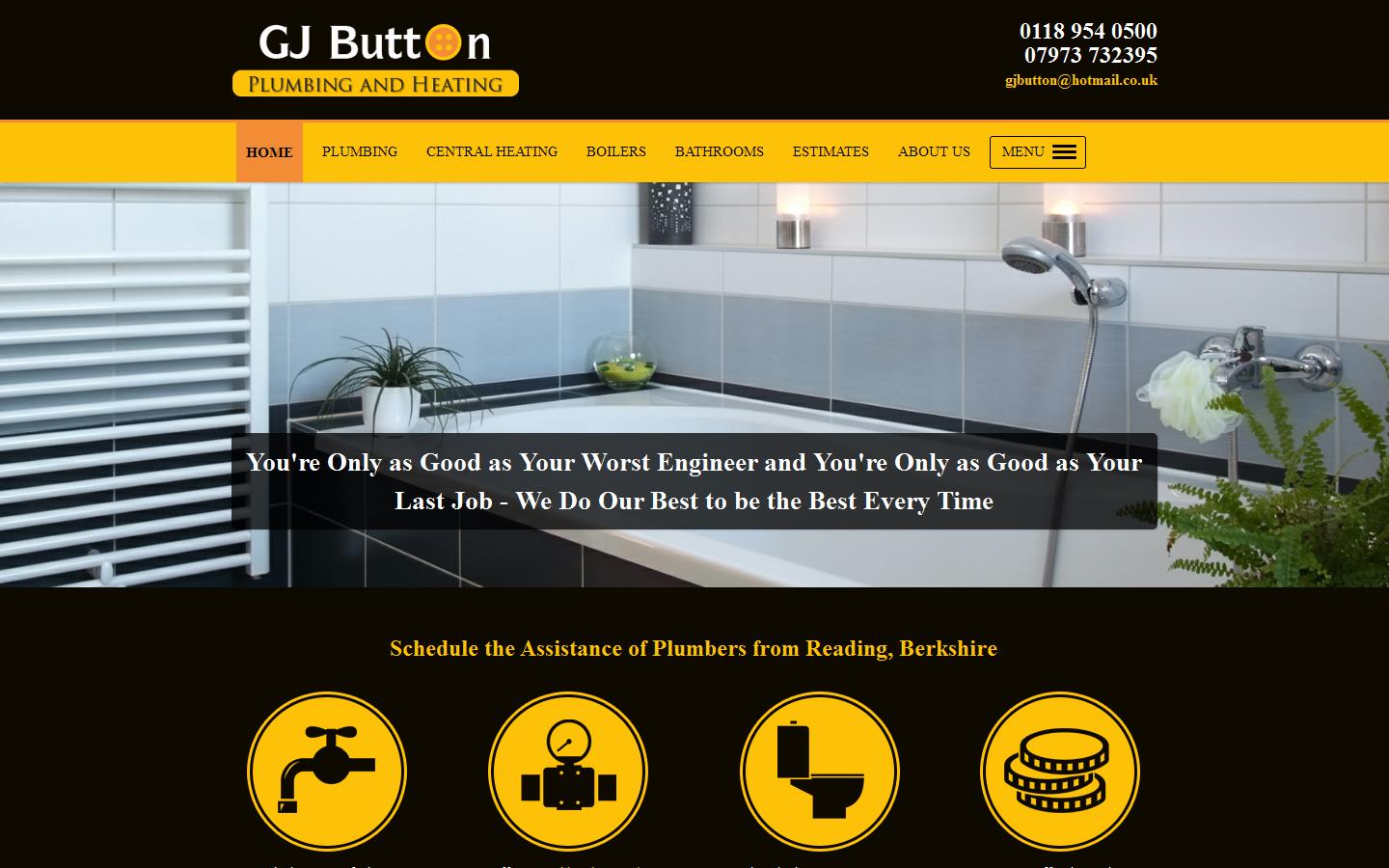 G J Button(Reading) Website