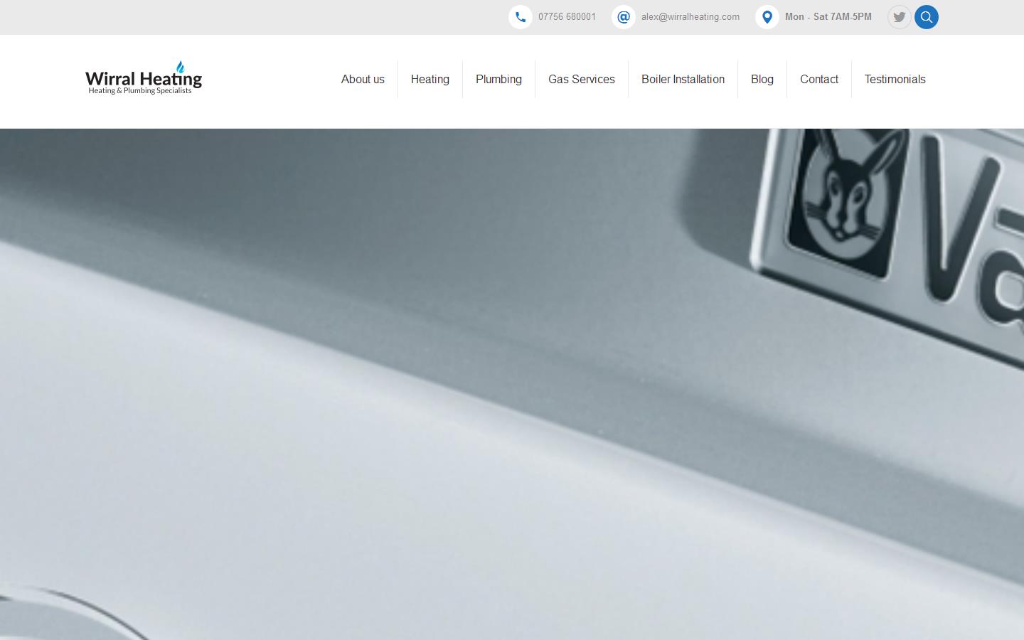 Wirral Heating Ltd Website