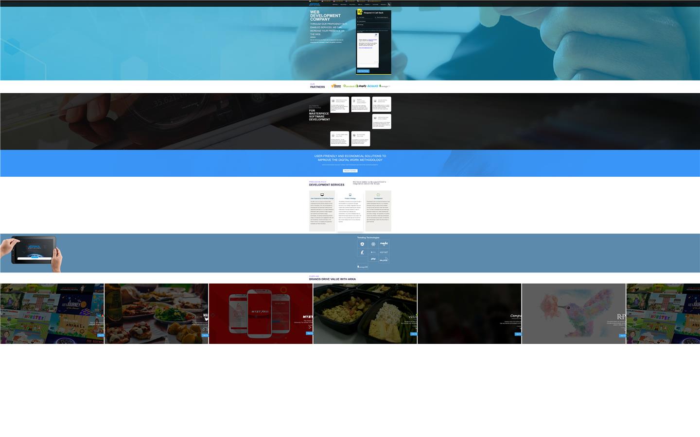 ARKA Softwares Website